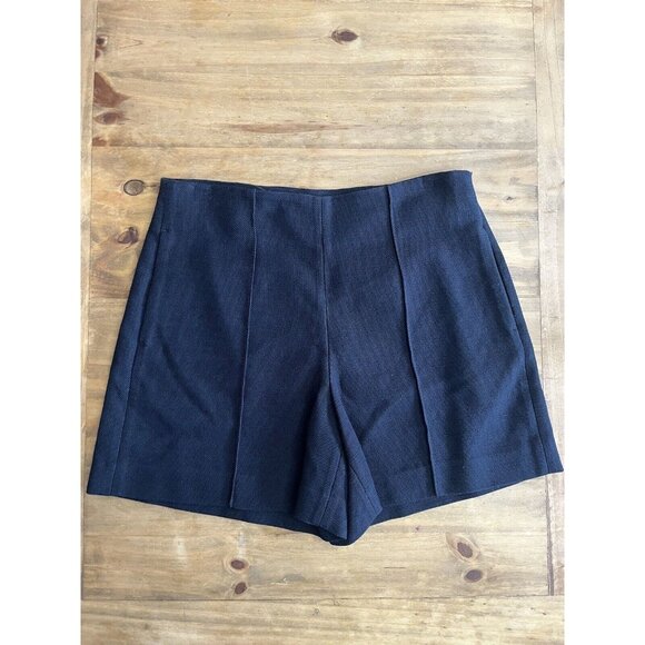 Vince Cotton & Linen Shorts Coastal Blue Women’s 10 NWT Retail $275